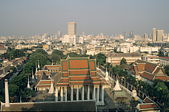 Blick über Bangkok vom Golden Mount