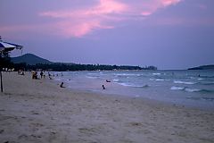 Der abendliche Strand von »Chaweng«