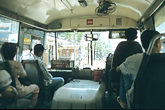 Im Bus in Bangkok