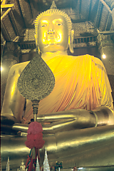 Im »Wat Phanam Choeng« in Ayutthaya