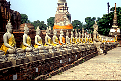 Im »Wat Yai Chai Mongkhon« in Ayutthaya